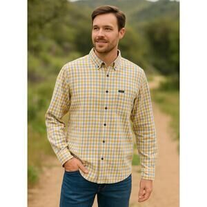 Columbia Sportswear Men’s Plaid Button Down Shirt L Long Sleeve Casual Outdoor